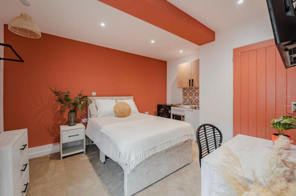 Charlotte St Serviced Studio Flats Apartment Rugby Luaran gambar